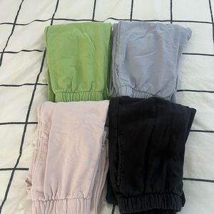 BRANDY MELVILLE NEVER WORN SWEATPANTS BUNDLE!